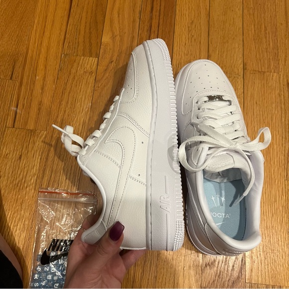 NEW w BOX Air Force 1 White Drake NOCTA Sneakers size 6.5M/8W - Picture 5 of 13